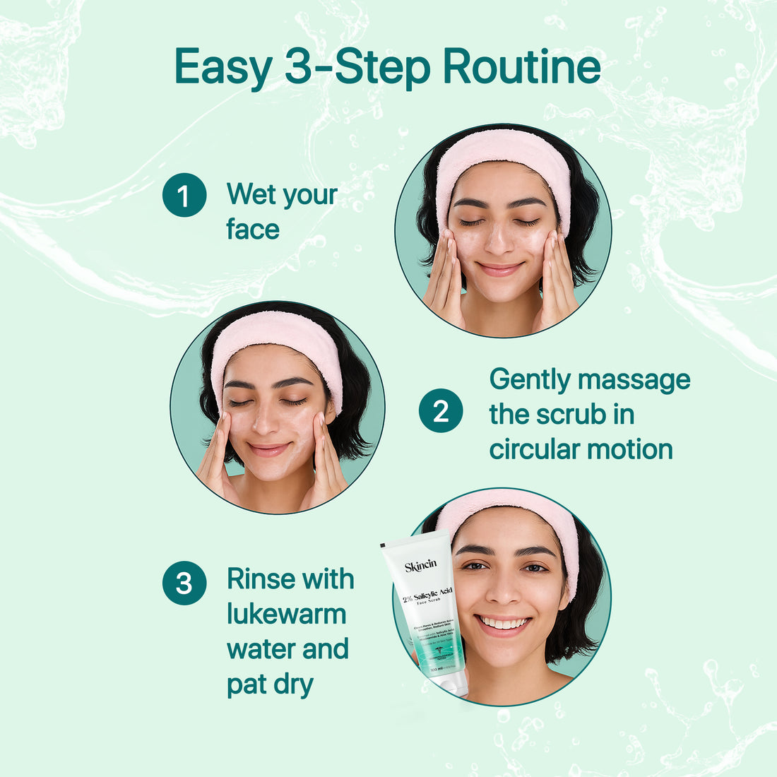 Skincin 2% Salicylic Acid Face Scrub | Deep Cleanse & Clear Skin